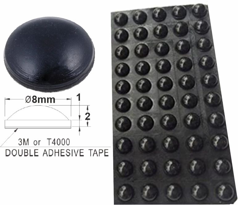 pies adhesivo 8-2-1mm